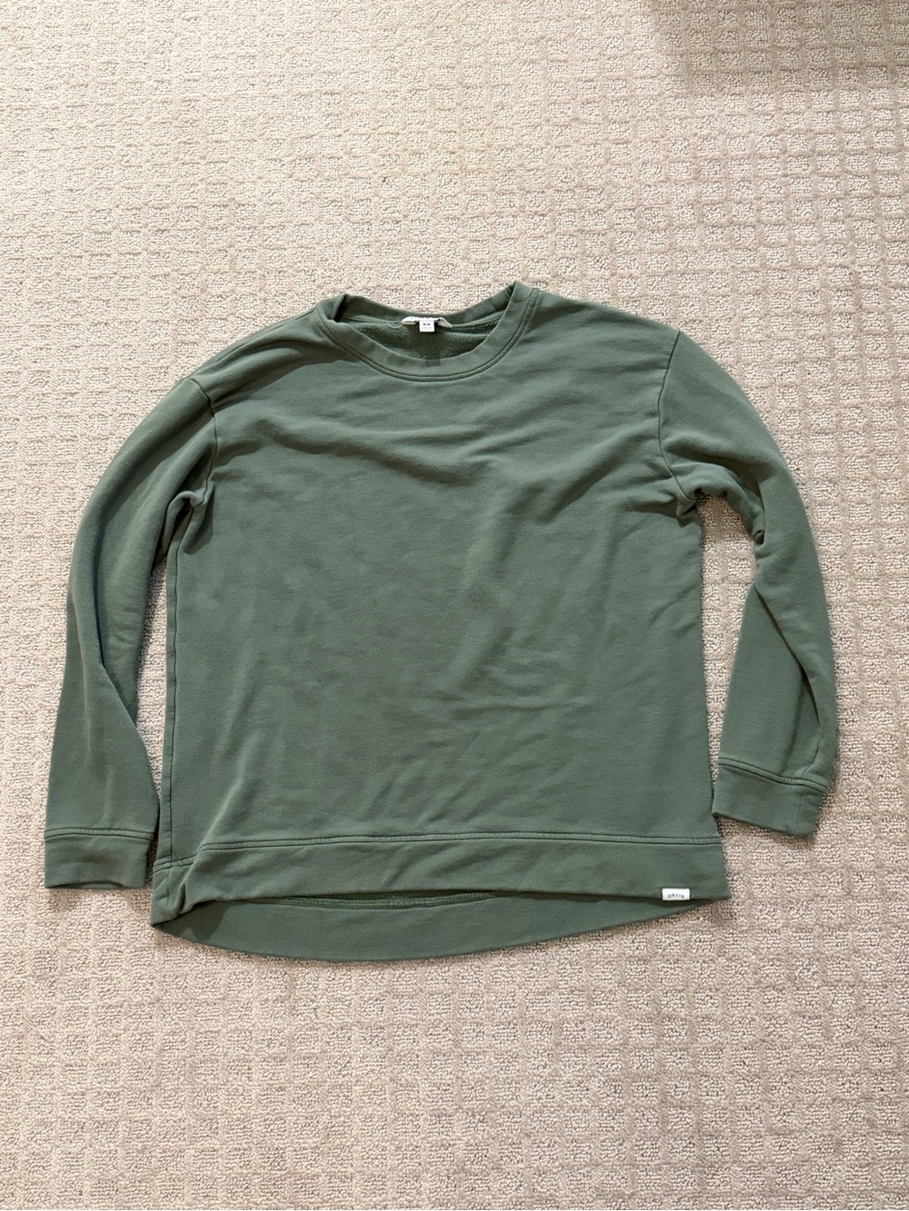 Orvis Men's Crewneck Sweater in Sage Green